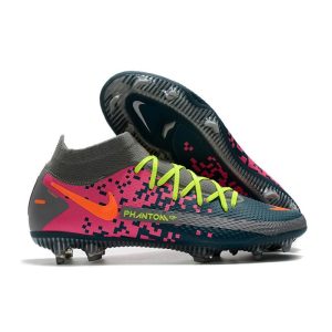 Nike Phantom Generative Texture Elite DF FG Modrá Šedá Růžová